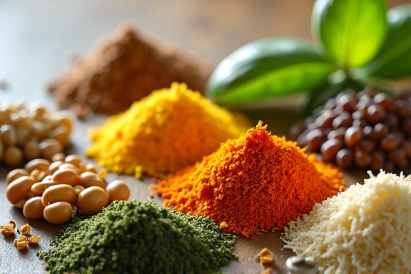 Naturalne składniki roślinne używane w produktach Vitaenergiaguide.